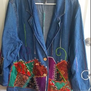 Women's Jeans Blazer